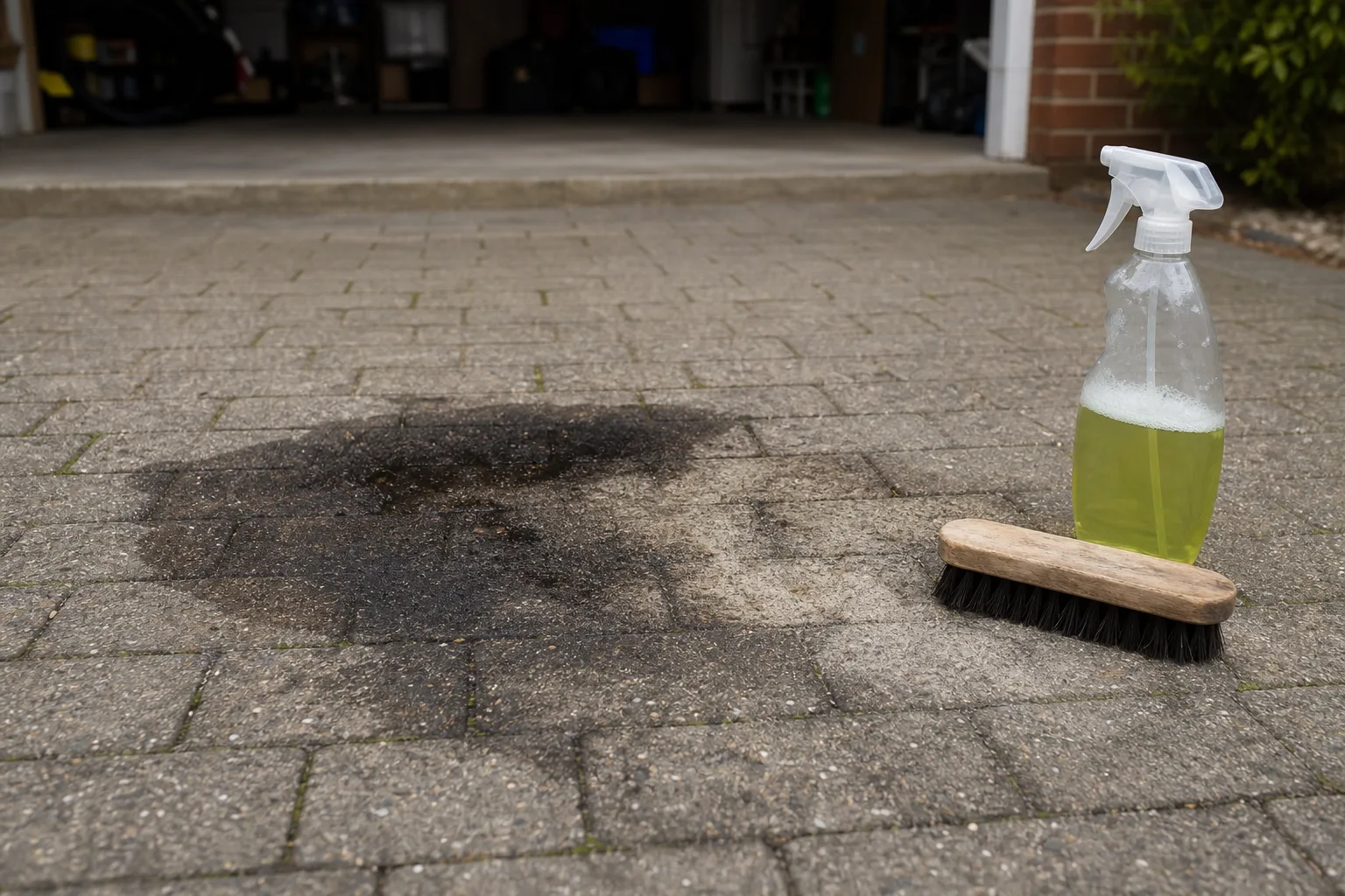 How to Safely Treat and Remove Stubborn Driveway Oil Stains